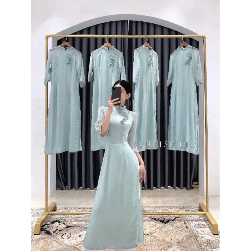 Cho thuê áo dài bưng quả đồng giá 90k