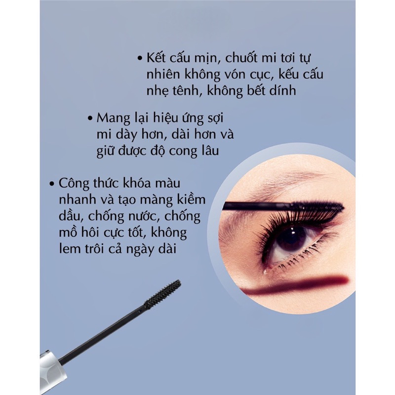 Mascara Làm Tơi Mi, Dài Và Dày, Giữ Cong Mi PIARA Chống Nước, Chống Mồ Hôi