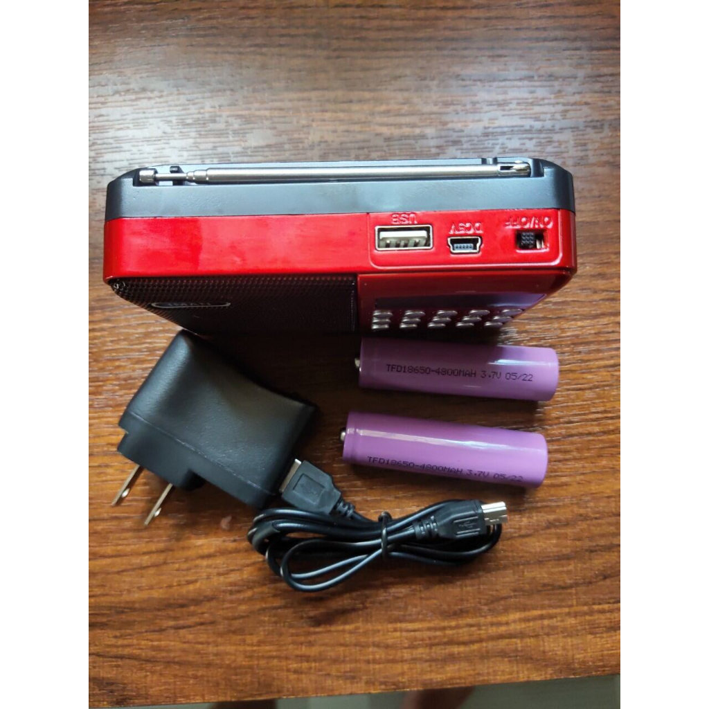 Loa Bluetooth BT855 Ghi Âm, Nghe Kinh, Nghe Pháp, FM 2 Pin 4800mAh