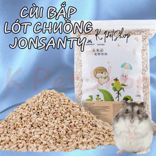 Cùi Bắp Lót Chuồng 1kg Jonsanty  🐶 Lót Chuồng Cho Rùa Bò Sát Cùi Bắp Đã Qua Xử Lý