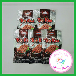 5 gói snack bò khô Aluowa thơm ngon hấp dẫn, đồ ăn vặt giá rẻ,đồ ăn vặt cổng trường hot nhất