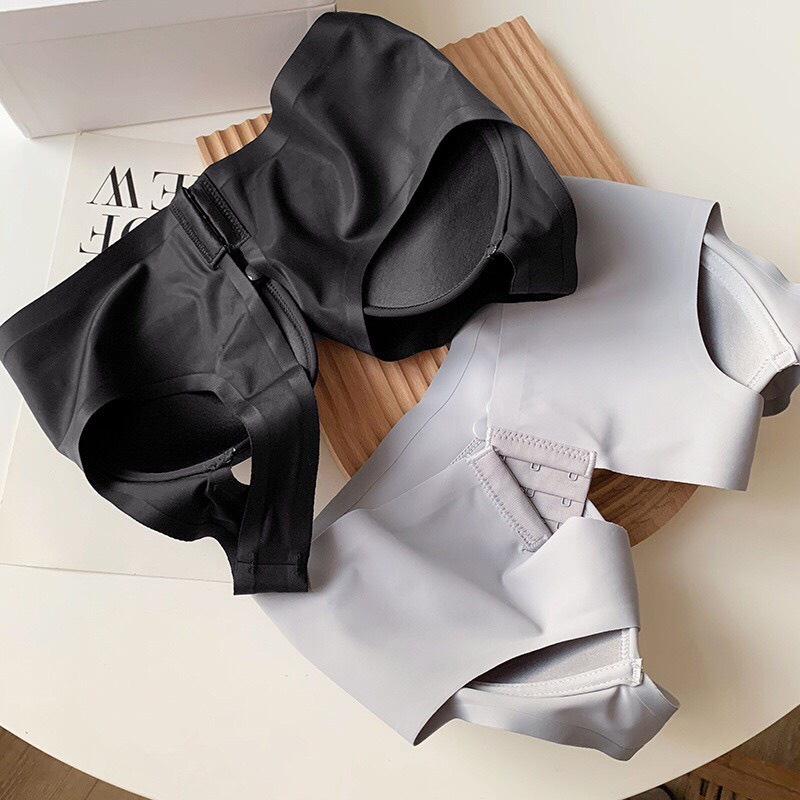 Áo lót bầu và sau sinh su đúc không gọng có cúc bấm cho con bú tiện lợi