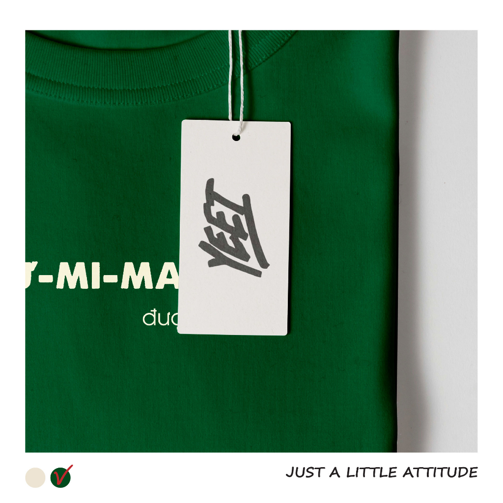 Áo thun in Unisex YEET Couple Tee 100% Cotton Oversize Local Brand