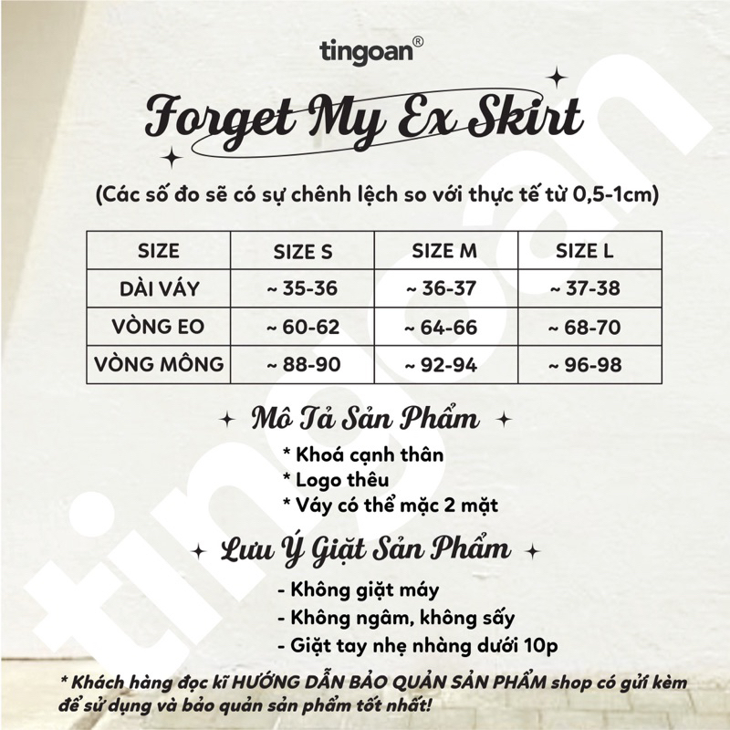 TINGOAN® - Chân váy cạp cao xếp ly lượn gấu xám FORGET MY EX SKIRT VER2/GR phiên bản mới nhất tháng 9 năm 2023