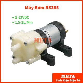Máy bơm 12v, rs385 5-12vdc siêu khỏe