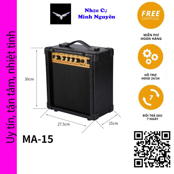 Amply Guitar MA15 - Loa Ampli Đàn Guitar chính hãng
