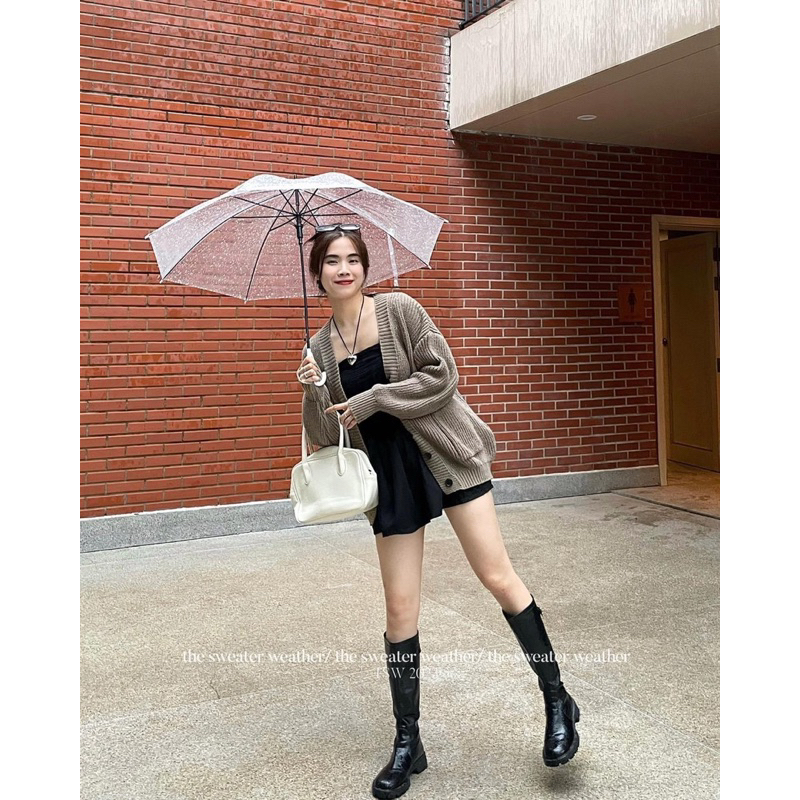 Áo Khoác Len Cadigan Nữ Hot Hit-  Áo Khoác Len Cadigan Siêu Hot