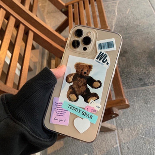 Ốp Lưng Iphone Trong Suốt Teddy Bear  7plus/x/xsmax/11/11promax/12/12promax/13/13pro/13promax