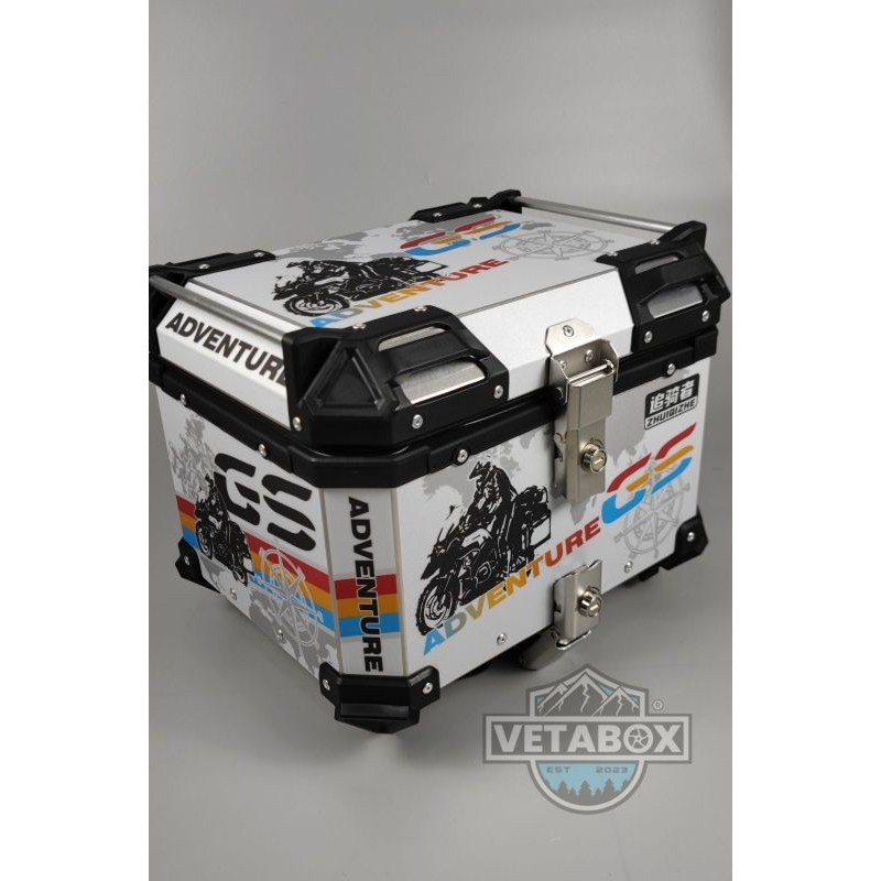 Thùng Nhôm Xe Máy 36L 45L Chính Hãng Phong cách ADV do Vetabox Phân Phối