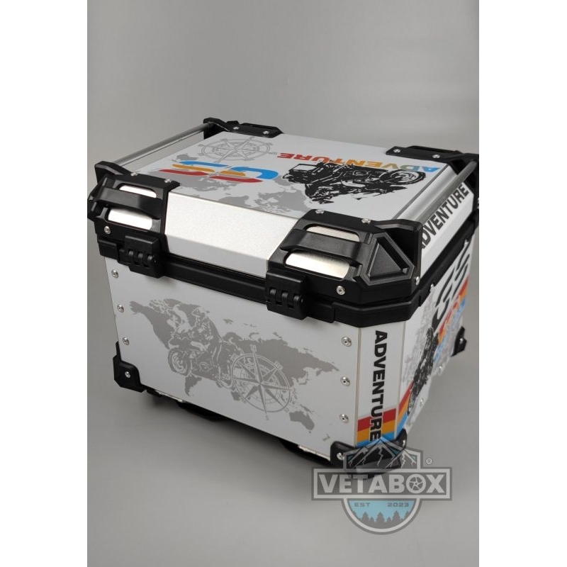 Thùng Nhôm Xe Máy 36L 45L Chính Hãng Phong cách ADV do Vetabox Phân Phối