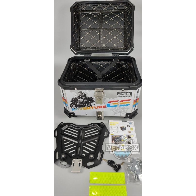 Thùng Nhôm Xe Máy 36L 45L Chính Hãng Phong cách ADV do Vetabox Phân Phối