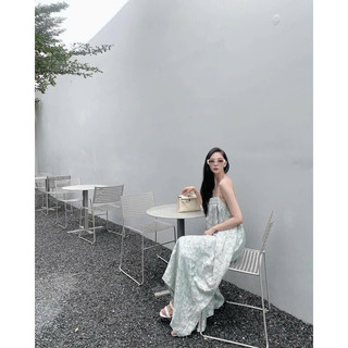 đầm suông 2 dây form rộng