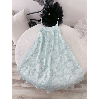 đầm suông 2 dây form rộng