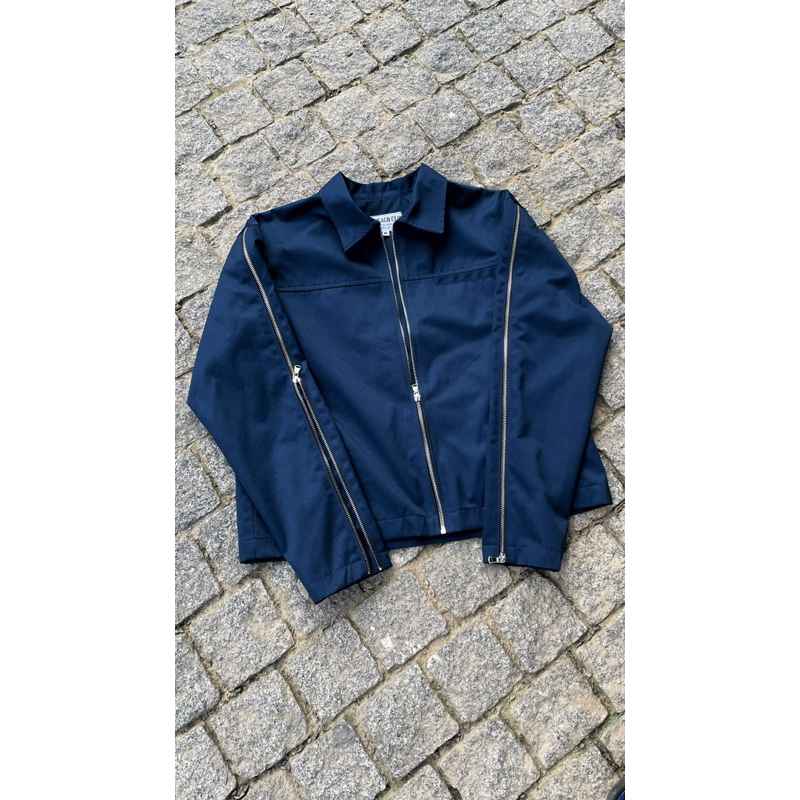 Áo khoác kaki kéo khoá tay