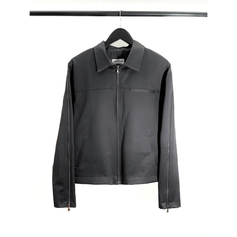 Áo khoác kaki kéo khoá tay