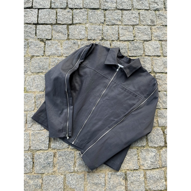 Áo khoác kaki kéo khoá tay