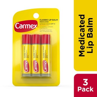 Set son dưỡng môi carmex classic lip balm medicated