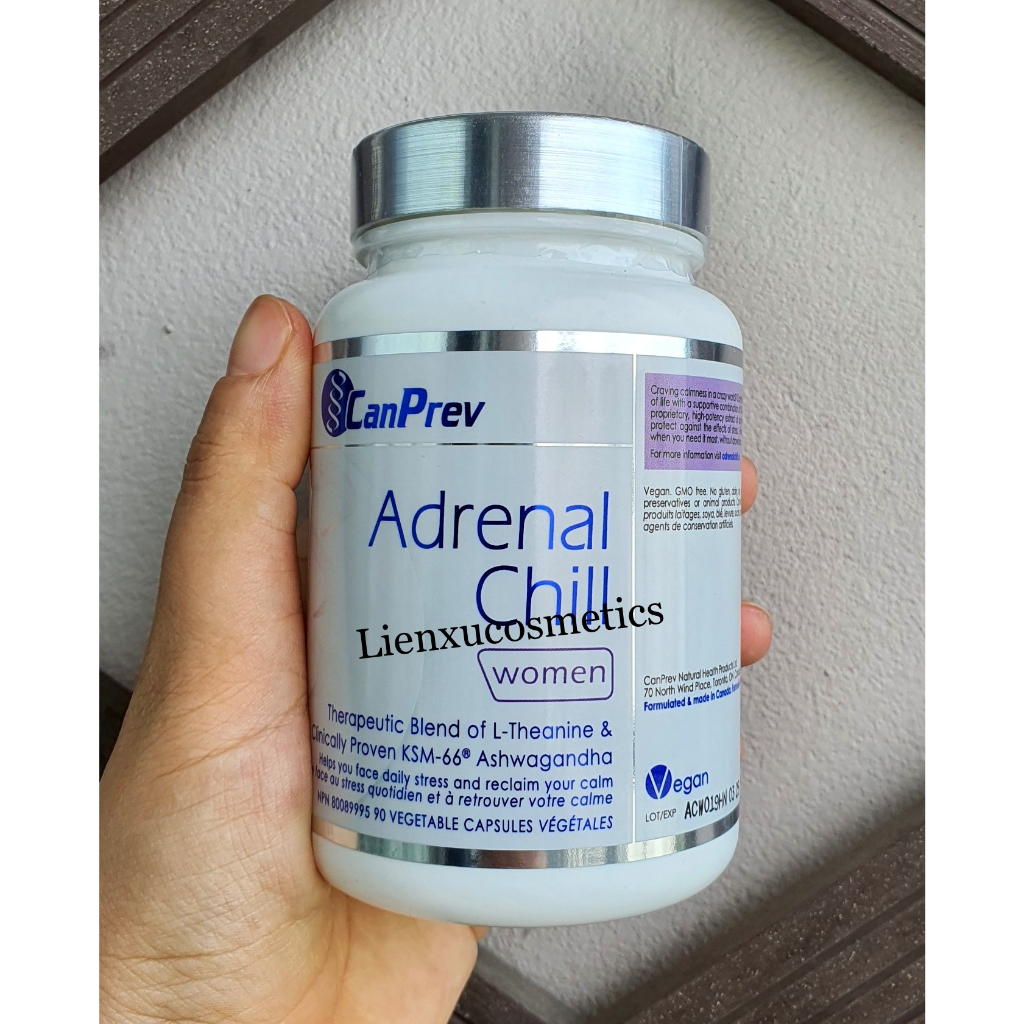 Canprev Adrenal Chill Women 90 viên giảm căng thẳng và tăng cường sức khỏe