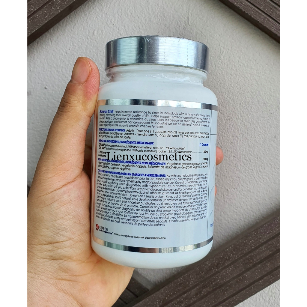 Canprev Adrenal Chill Women 90 viên giảm căng thẳng và tăng cường sức khỏe