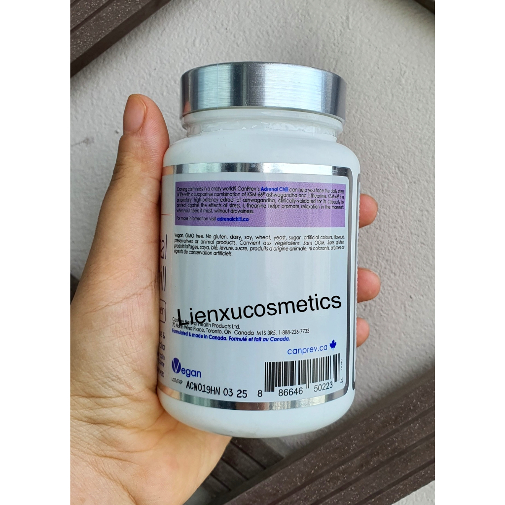 Canprev Adrenal Chill Women 90 viên giảm căng thẳng và tăng cường sức khỏe