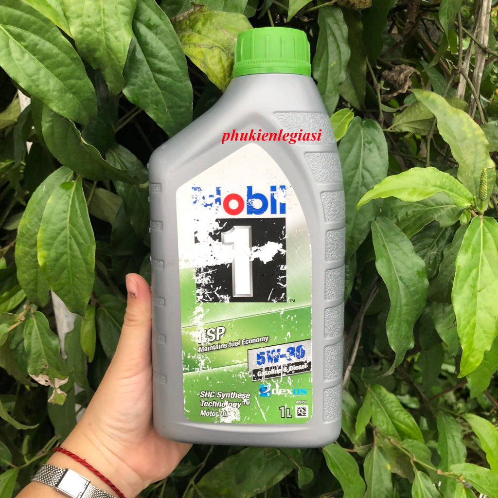 Nhớt MobiL 5W30 ESP 1L tổng hợp toan phần xe tay ga và oto