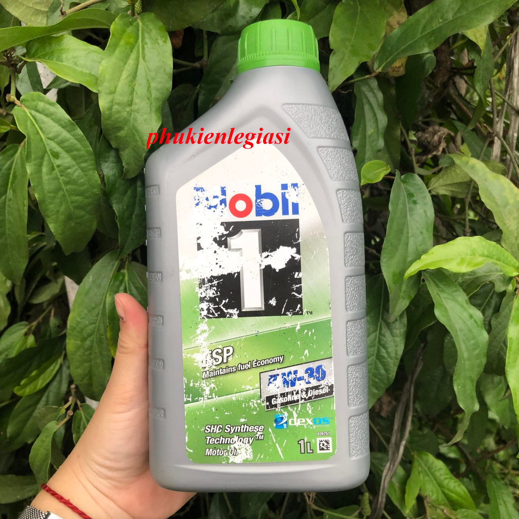 Nhớt MobiL 5W30 ESP 1L tổng hợp toan phần xe tay ga và oto