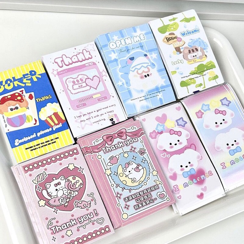 STICKER NIÊM PHONG STYLE HÀN MIX NGẪU NHIÊN