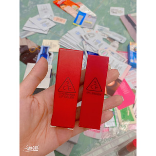 SON 3CE RED RECIPE ĐỦ MÀU ( 211 , 212 , 213 , 214 , 215 )