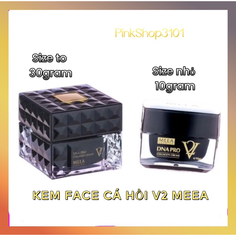 Kem Face V2 Cá Hồi Meea 2 size