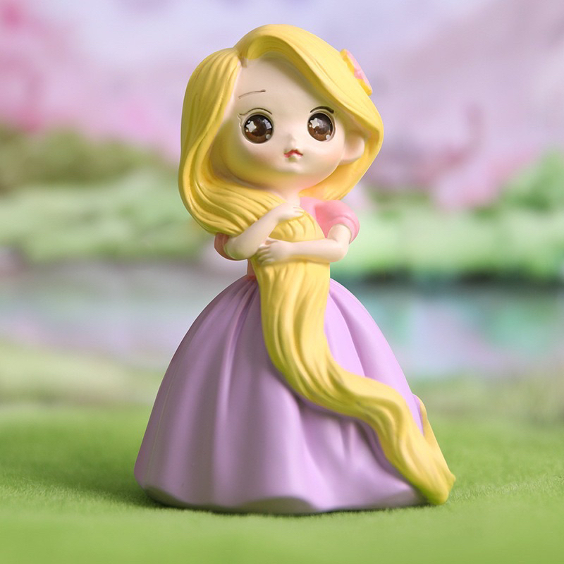 Tượng tô màu- Tượng tô màu công chúa diisney đáng yêu size 8cm