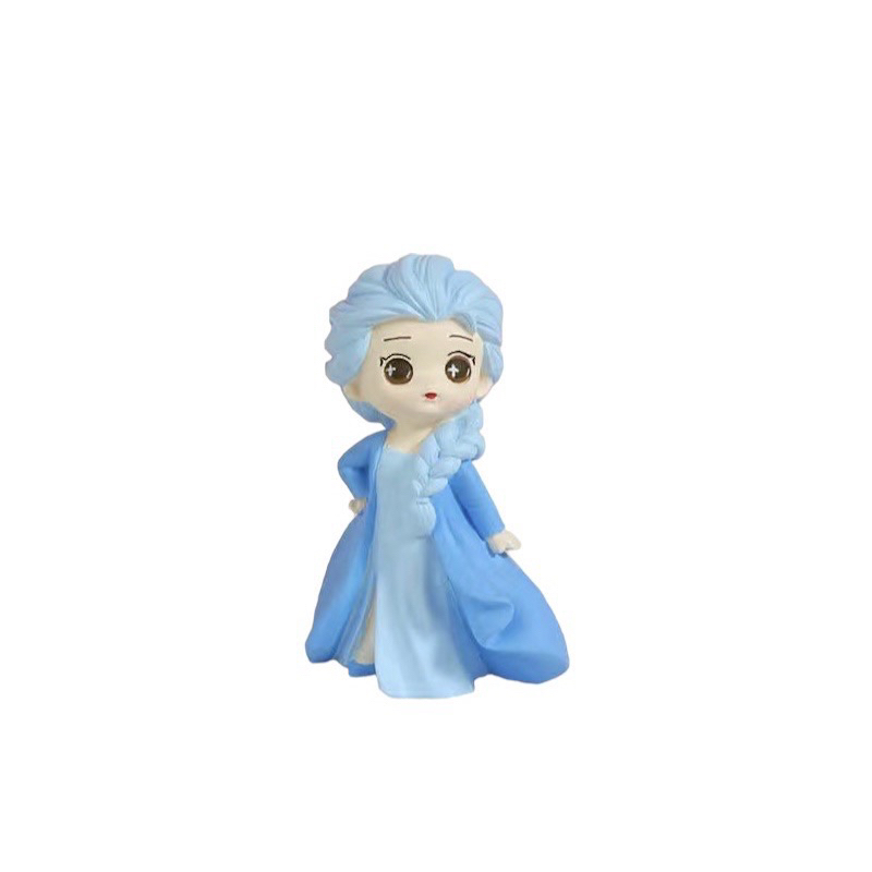 Tượng tô màu- Tượng tô màu công chúa diisney đáng yêu size 8cm