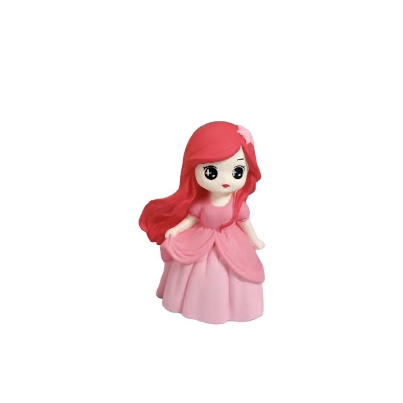 Tượng tô màu- Tượng tô màu công chúa diisney đáng yêu size 8cm