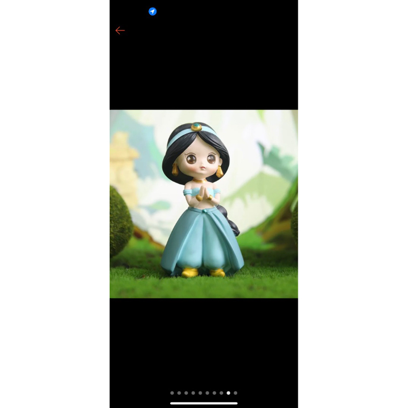Tượng tô màu- Tượng tô màu công chúa diisney đáng yêu size 8cm