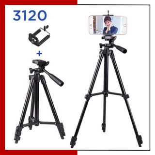 Gậy 3 chân chụp hình máy ảnh, điện thoại Tripod - 3120, quay livestream, chụp hình hoco