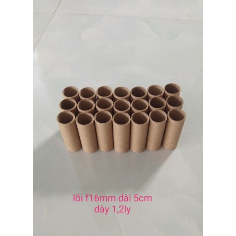 20 lõi giấy phi 16mm dài 5cm