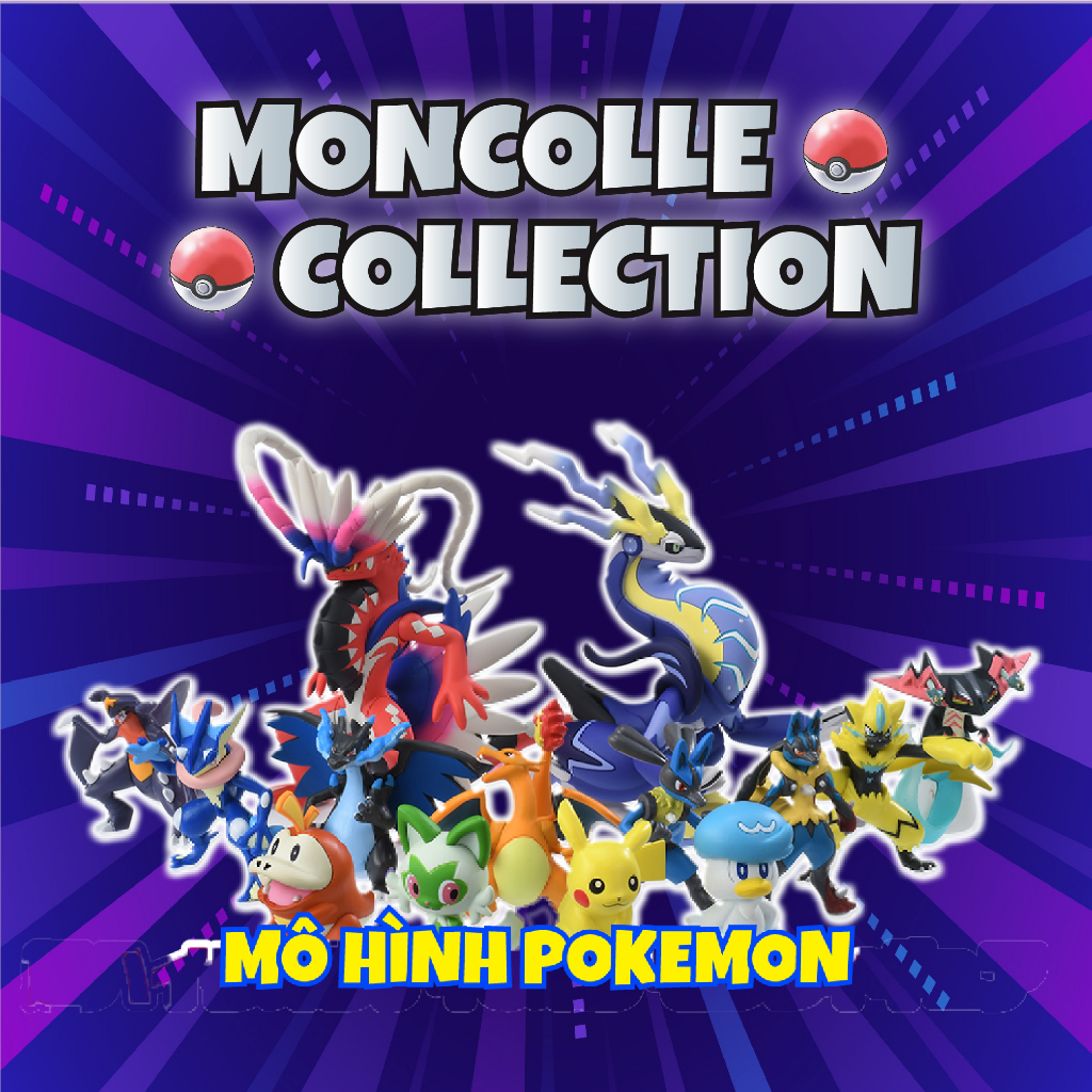 Mô hình đồ chơi 🎁có quà tặng🎁 pokemon moncolle tomy