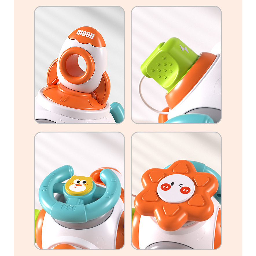 Đồ chơi Montessori Busy Egg hỗ trợ giáo dục sớm, giúp trẻ tập cầm nắm và phát triển các kỹ năng cơ bản