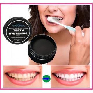 Bột tẩy trắng răng than tre hoạt tính cao cấp 30g.