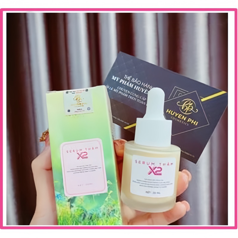SERUM X2 khử thâm nách-Mông-bẹn tại nhà