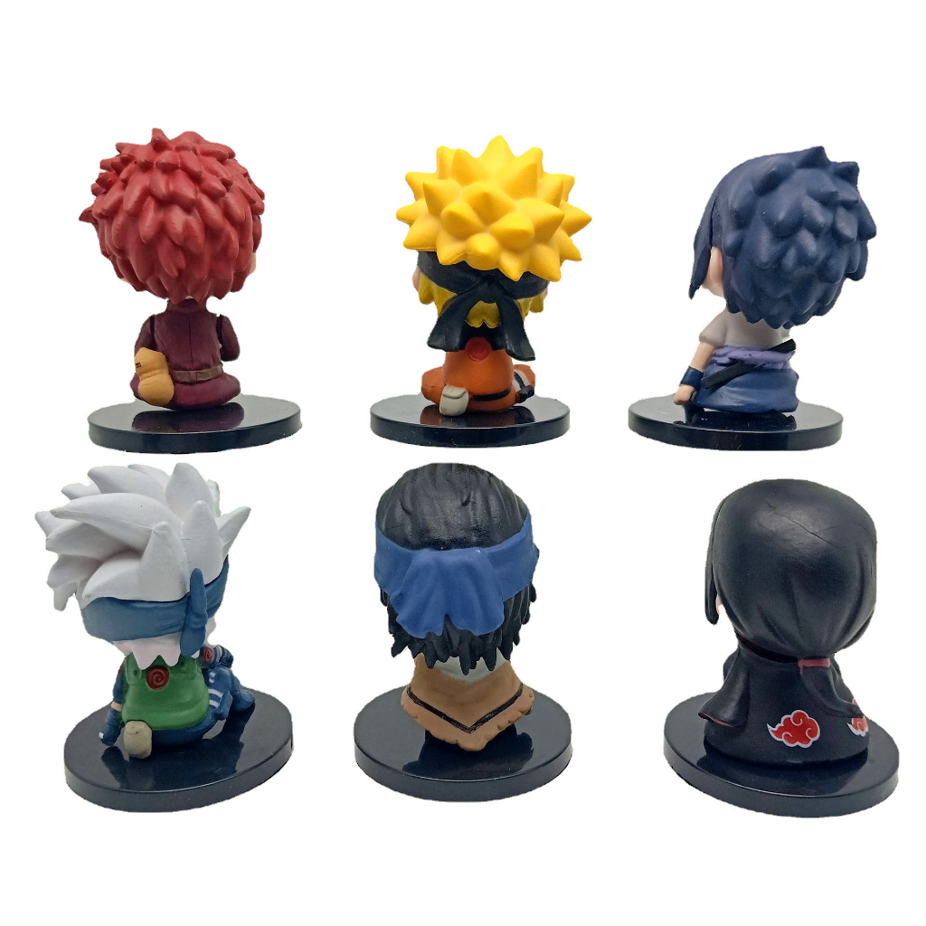 Mô Hình Naruto, Bộ 6 Nhân Vật Naruto, Itachi, Garaa, Sasuke, Kakashi...Mô Hình Đồ Chơi, Decor Anime - Tượng Anime