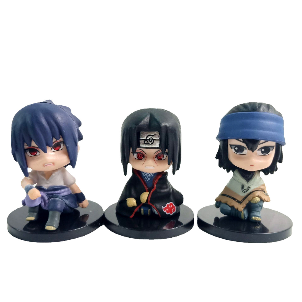 Mô Hình Naruto, Bộ 6 Nhân Vật Naruto, Itachi, Garaa, Sasuke, Kakashi...Mô Hình Đồ Chơi, Decor Anime - Tượng Anime