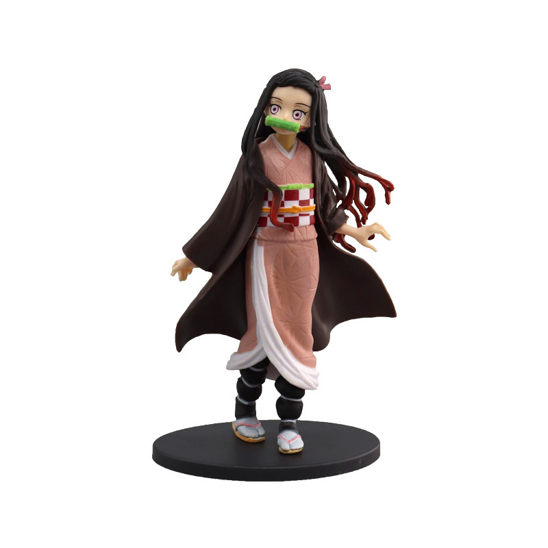 Mô Hình Thanh Gươm Diệt Quỷ , Tanjirou , Nezuko , Zenitsu , Inosuke , Giyuu - Figure Kimetsu No Yaiba, Cao 18-20cm