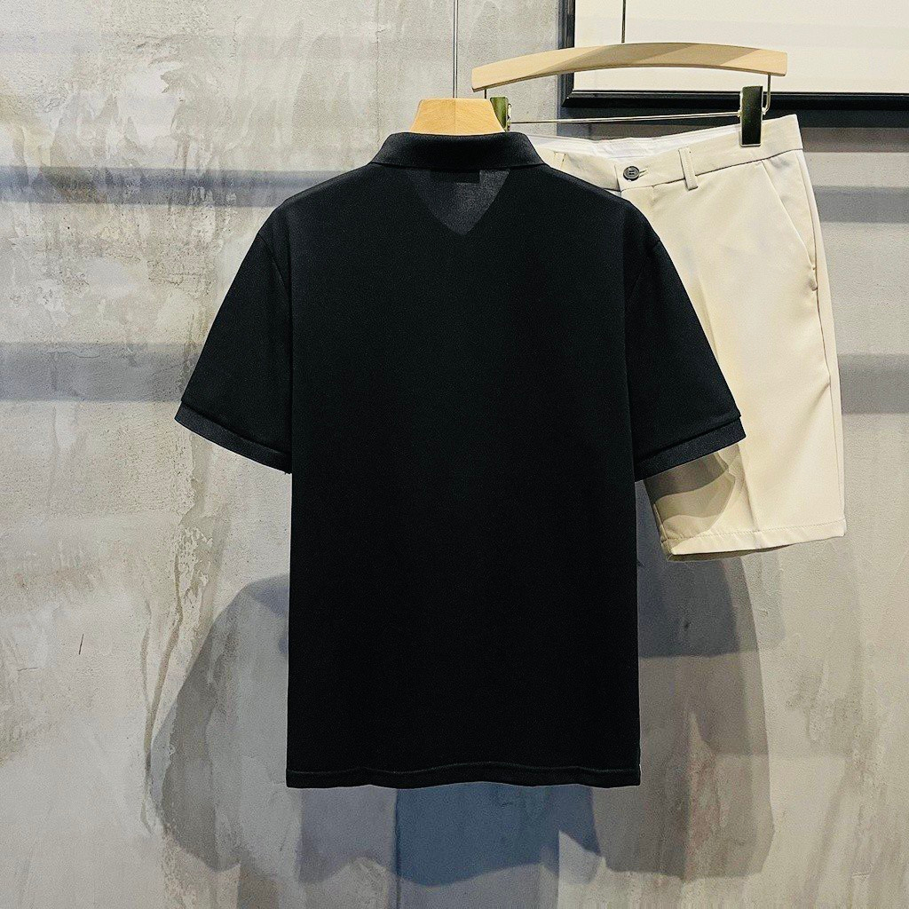 Áo Polo Nam Vải Cotton Mềm Mịn Thoáng Mát Thấm Hút Mồ Hôi