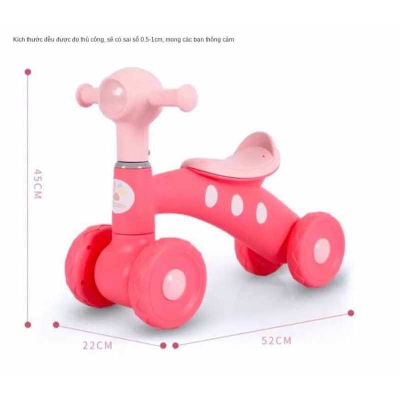 XE CHÒI CHÂN CHO BÉ YÊU CÓ ĐÈN VÀ NHẠC )