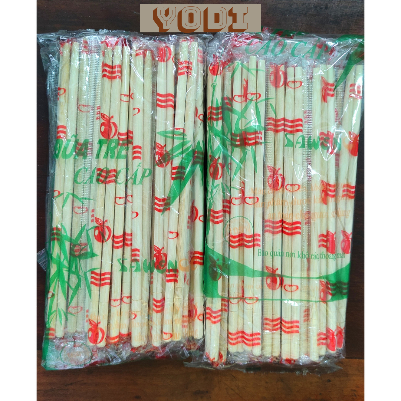 Bịch đũa tre, đũa dùng 1 lần, đũa tre cao cấp, an toàn thực phẩm, 1 bịch tầm khoảng 16-17 đôi, đũa t
