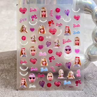 Sticker nail 5D lụa trang trí móng Dán móng nail