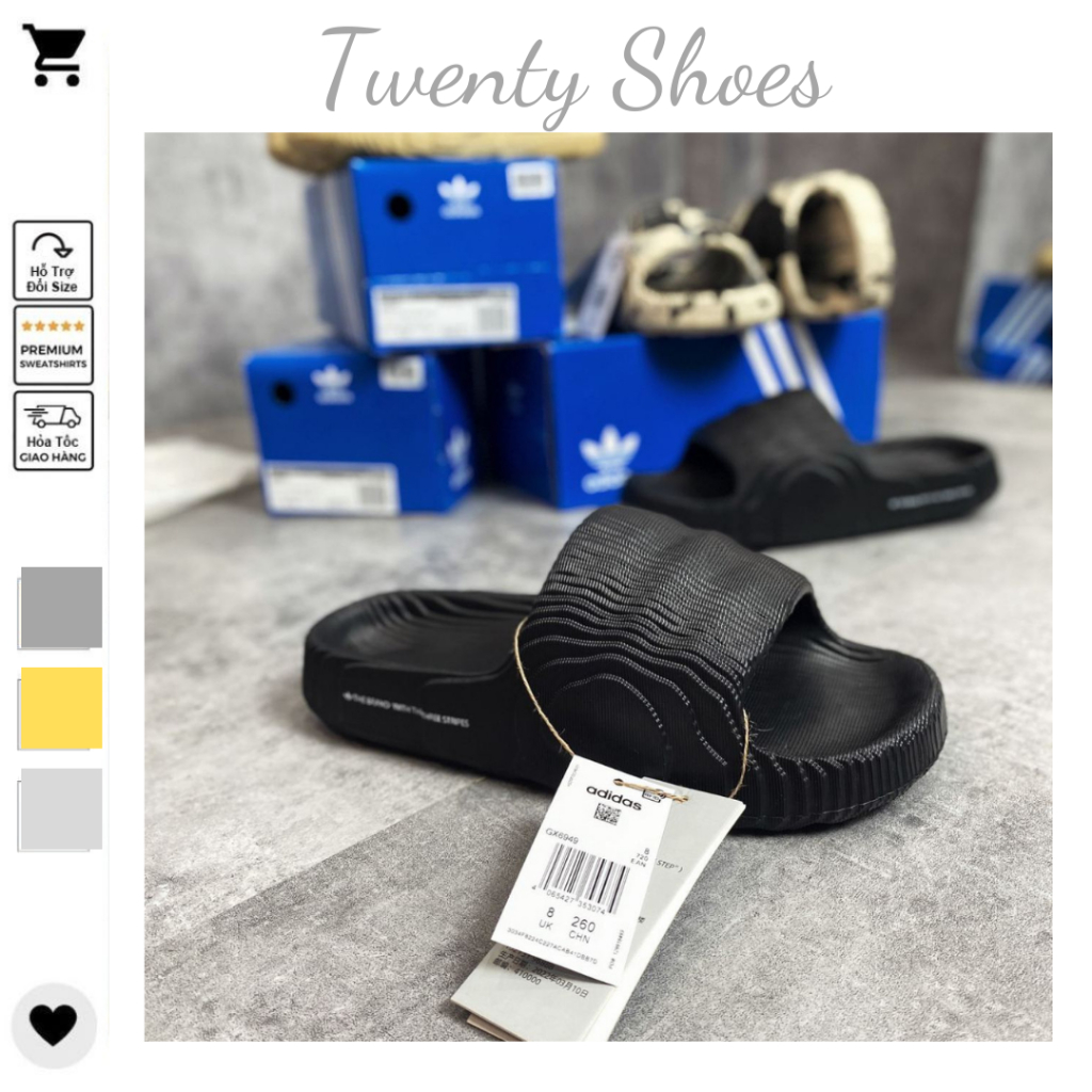 Dép Adidas Adilette 22 Slide, Dép Quai Ngang Nam Nữ Phong Cách Thời Trang