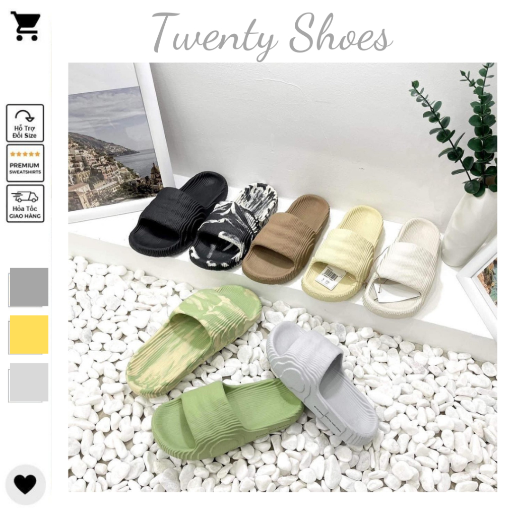 Dép Adidas Adilette 22 Slide, Dép Quai Ngang Nam Nữ Phong Cách Thời Trang