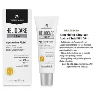 KEM CHỐNG NẮNG HELIOCARE AGE ACTIVE FUILD