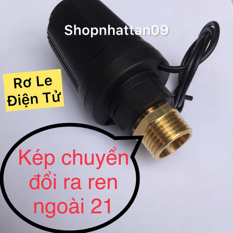 Rơ le máy bơm tăng áp điện tử ren trong 13m - ren ngoài 21mm - Hàng chuẩn